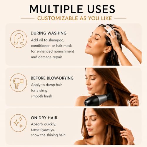 Kurula Japanese Camellia Hair Oil Serum - 30ml for Frizz Control