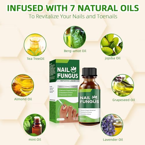 NoxyRal Extra Strength Toenail Fungus Treatment Brush-On with Botanical Oils, 1 fl oz