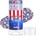 4th of July Patriotic Glitter Stick - Red White Blue