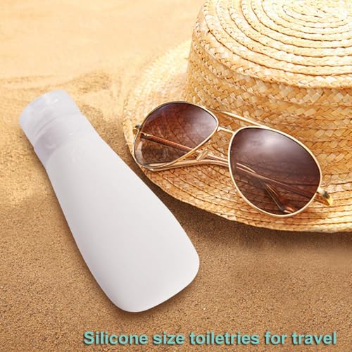 Silicone Travel Bottles 2oz Leak-Proof TSA-Approved 4-Pack