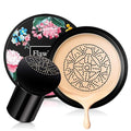 Mushroom Head Air Cushion BB Cream,Concealer Lasting Nude Makeup Moisturizing Pigment CC Liquid Foundation, Even Skin Tone Makeup Base Primer£¨Natural£©