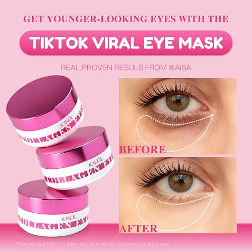 Under Eye Patches with Collagen, Eye Patches for Puffy Eyes and Dark Circles, Glowing - Deep Hydrating Hydrogel Eye Mask for Wrinkles, Fine Lines, Gifts for Women - Skin Care, 30 Pairs (White)