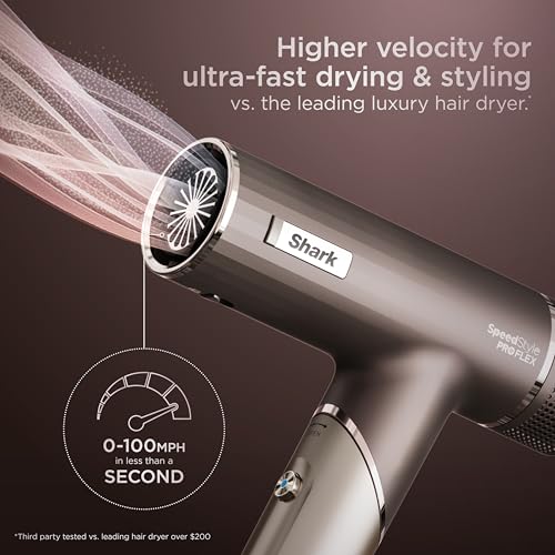 Shark SpeedStyle Pro Flex High-Velocity Hair Dryer with Scalp Shield