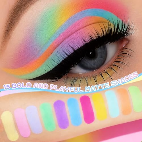 UCANBE Mint Candy 15-Shade Matte Eyeshadow Palette
