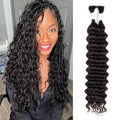 Human Braiding Hair Deep Wave Boho 26 Inch 50g
