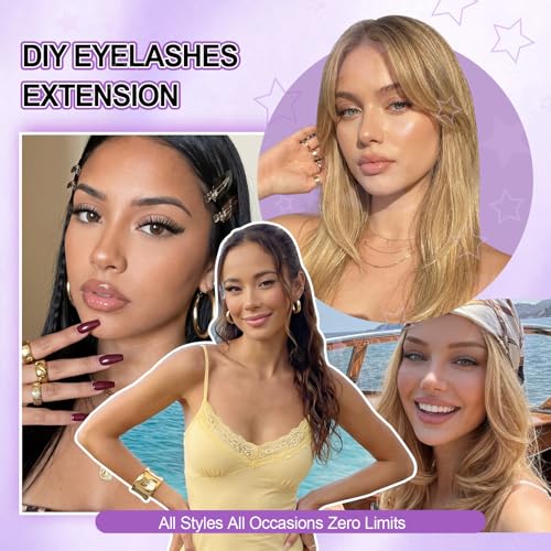 Cluster Lashes 60D+80D 540PCS DIY Eyelash Extensions 9-16mm