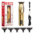 Red by Kiss Cordless Water-Proof Beard & Hair Trimmer with LCD Display