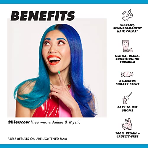 Lime Crime Unicorn Hair Dye Anime Candy Blue Semi-Permanent