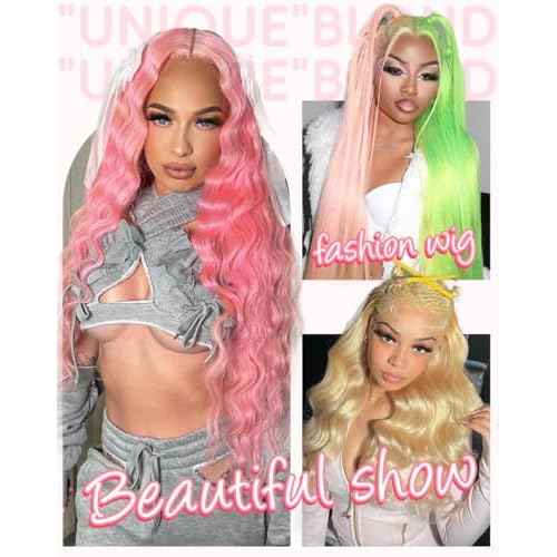Blonde Wig Human Hair Guaranteed 100% Virgin Human Hair 200 Density 613 13x6 Lace Front Wig Human Hair Body Wave Lace Front Wigs Skinlike 613 HD Lace Frontal Wigs 34 Inch Triple Lifespan 3X
