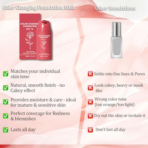 Color-Changing Foundation | 16-Hour Wear, All Skin Tones