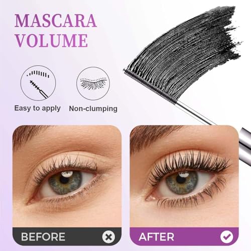 5D Iron Wand Mascara - Waterproof, Volume & Lengthening