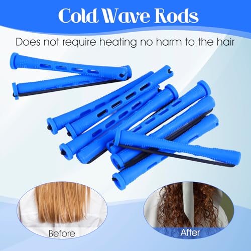 Molain 20 Pcs Perm Rods for Short Hair - Small Plastic Curlers