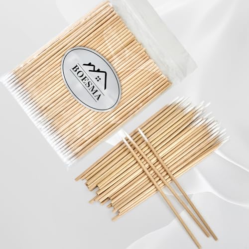 200 Precision Cotton Swabs for Makeup & Detailed Cleaning