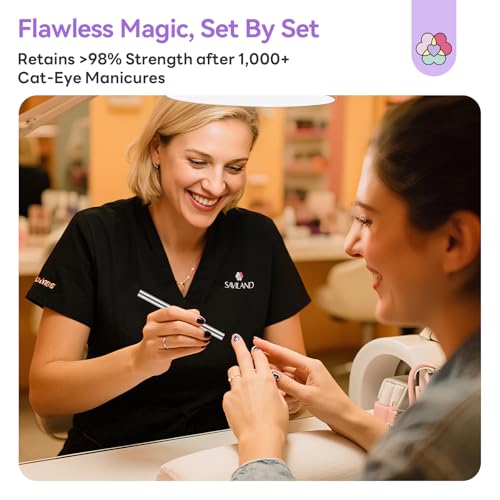 SAVILAND Cat Eye Magnet Wand for Gel Nails | Dual-Ended