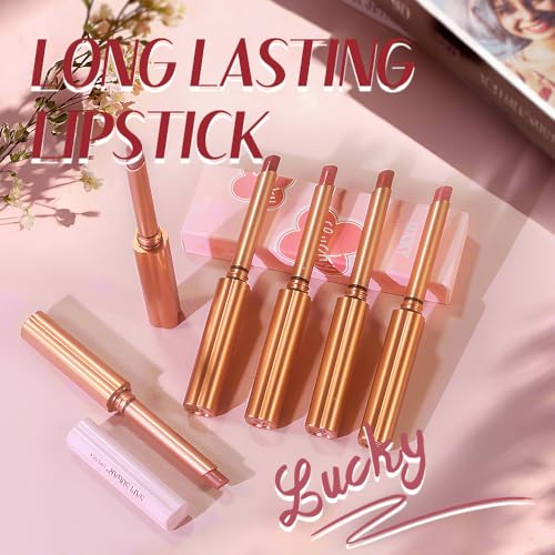Sam Sugar Long Lasting Nude Lipstick - Matte, Hydrating, Transfer-Resistant (04#)