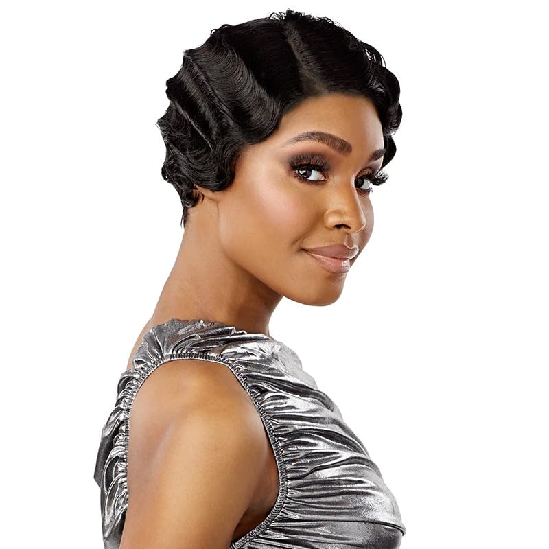 Sensationnel Shear Muse lace wig - Drea deep lace hand tied parting synthetic prestyled wig - Shear Muse DREA (LIGHTASHBROWN)