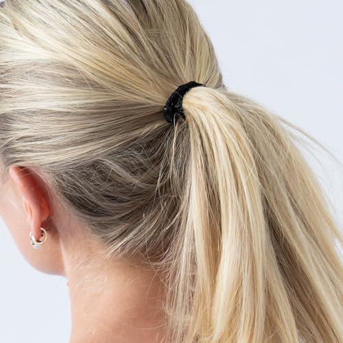 L. Erickson Grab & Go Ponytail Holder, Classic, Set of Twelve - Exceptionally Secure with Gentle Hold