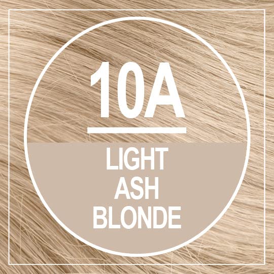 Naturtint Permanent Hair Color 10A Light Ash Blonde (Pack of 1), Ammonia Free, Vegan, Cruelty Free, up to 100% Gray Coverage, Long Lasting Results