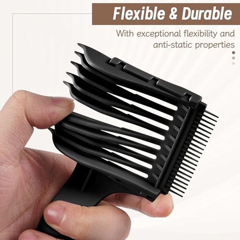 4-in-1 Detachable Barber Comb Set for Fades & Styling