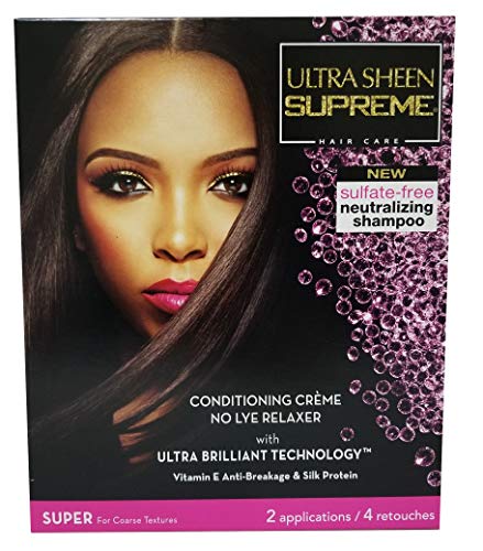 Ultra Sheen Supreme No-Lye Relaxer Conditioning Creme Kit