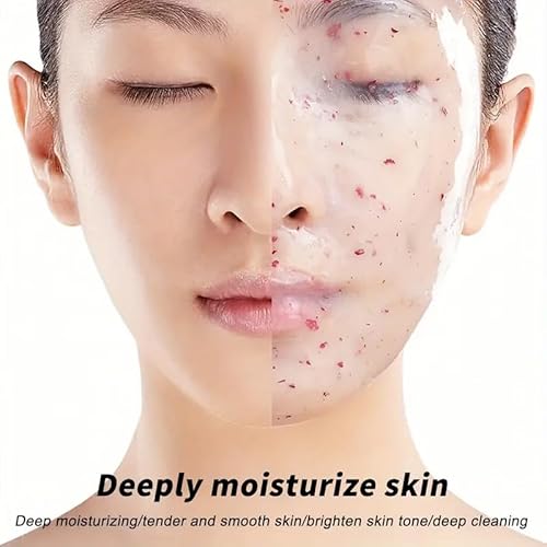 Jelly Mask for Facials Professional, Hydrating & Moisturizing Peel-Off Natural Gel Face Mask SkinCare, Professional Spa Use Jelly Face Masks, Deep Hydration (Lavender+Rose)