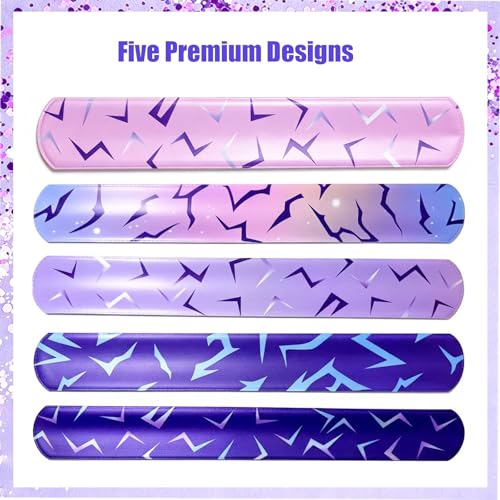 Kpop Slap Bracelets - 24 Pcs Music Themed Party Favors