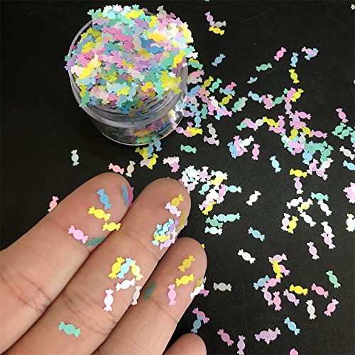 PrettyG Colorful Glitter Sequins 10g - Face Body Nail Makeup