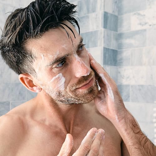Brickell Men's Products Enhancing Gel Anti-Aging Routine, Gel Facial Cleanser and Face Moisturizer, Men's Skin Care Gift Set