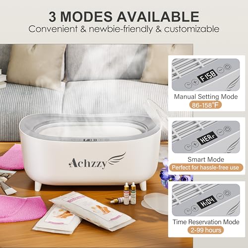 Achzzy Paraffin Wax Machine for Hands and Feet - 5000ml Wax Warmer Kit
