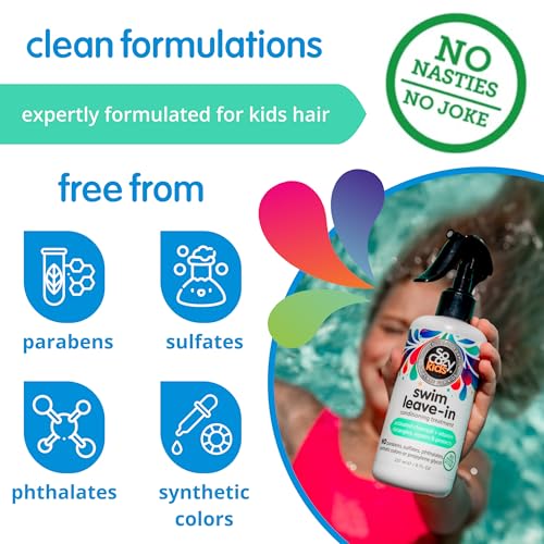 SoCozy Swim Leave-In Conditioner Spray for Kids Hair (8 oz)