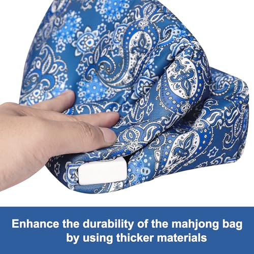 American Mahjong Tiles Bag - 13x7.8" Storage Case