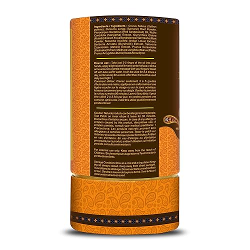 The Indie Earth Kumkumadi Tailam 30 ml | Ayurvedic Beauty Face Oil | Night Serum for Brighter, Glowing & Younger-Looking Skin with Turmeric, Saffron & Indian Lotus