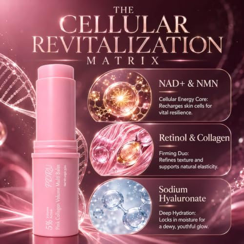 PDRN Collagen Balm Stick - Anti-Aging Retinol & NAD+ for Wrinkles