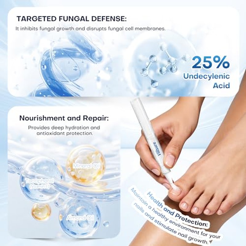Villsure Toenail Fungus Treatment Pen - Extra Strength 25% Undecylenic Acid