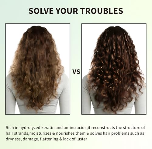 Keratin Repair Hair Mask 300ml – Deep Conditioning for Curly Hair
