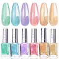 Beetles Glitter Nail Polish Set 6 Colors Air Dry