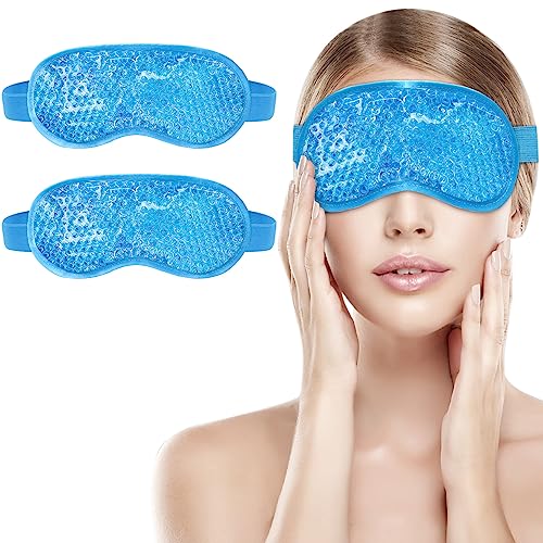 Reusable Gel Eye Mask - Hot Cold Therapy for Puffiness & Migraine
