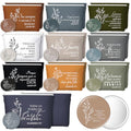 Kacctyen Spanish Christian Easter Gifts for Women Bulk Bible Verse Makeup Bags Religious Gift Regalos Cristianos Para Mujer Canvas Pouch Compact Mirrors Mother's Day Church Gift(Boho Color,20 Sets)