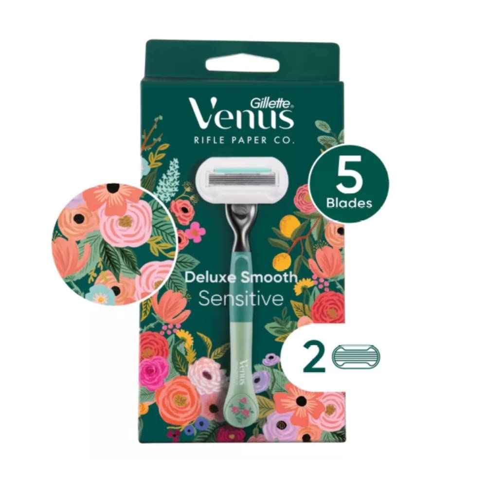 Gillette Venus Deluxe Smooth Sensitive Razor + 2 Refills