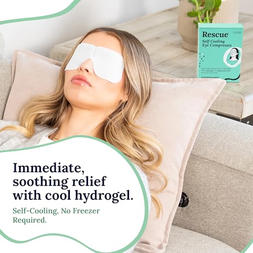 CorneaCare Rescue Hydrogel Eye Mask - Self Cooling Compress 6 Pack