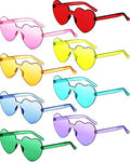 Frienda 8 Pairs Heart Sunglasses for Women