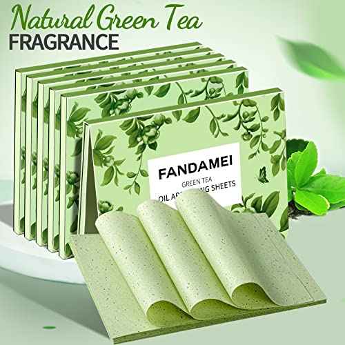 FANDAMEI Oil Blotting Sheets For Face, 600 PCS Oil Blotting Papers, Blotting Paper for Oily Skin, Oil Control Film, Oil Absorbing Sheets For Face, Oil Absorbing Tissues