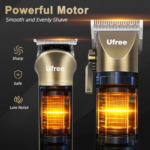 Ufree Cordless Beard Trimmer & Hair Clipper Kit for Men