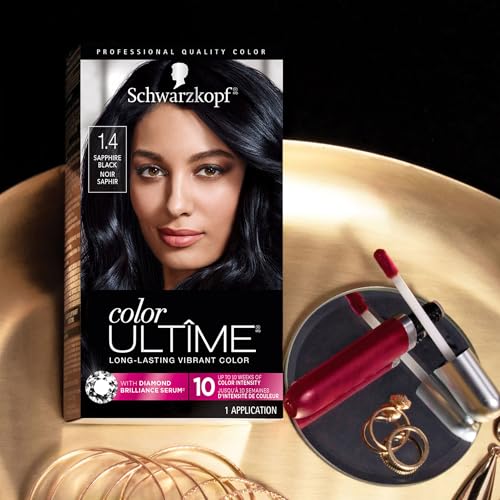 Schwarzkopf Color Ultime 1.4 Sapphire Black Permanent Hair Dye