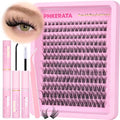 Wispy Lash Clusters Kit - 192pc DIY Eyelash Extensions with Glue