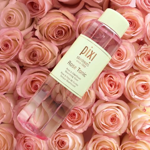 Pixi Rose Tonic Rose Hydrosol Toner Hydrates Skin, Minimize Redness, Rehydrates and Replenishes, 8.5 fl oz