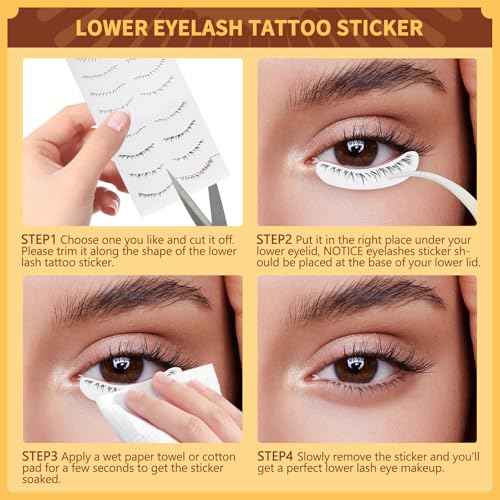 QUEWEL Magnetic Eyelashes 1 Pair Reusable Magnetic Eyelashes with Applicator No Glue Needed Eyelashes Cat Eye Natural Look Lash Clusters Kit Easy to Wear and Remove(B07)