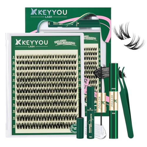 Flora Lash Clusters Kit D Curl 132pcs 8-18mm Mix