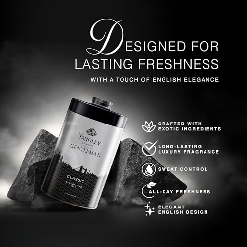 Yardley Gentleman Talcum Powder 8.8oz - Citrus & Musk