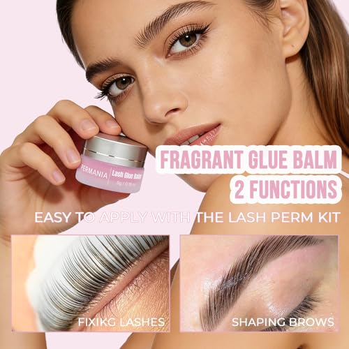 PERMANIA Lash Lift Glue Balm 5g - Rose Scent Adhesive